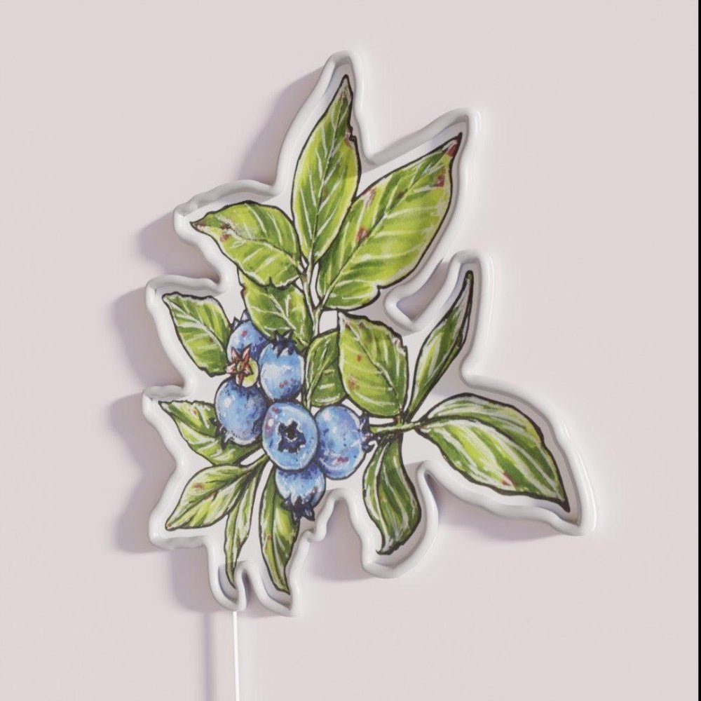 Blueberry Plant Rgb Led Neon Sign - Shineneon