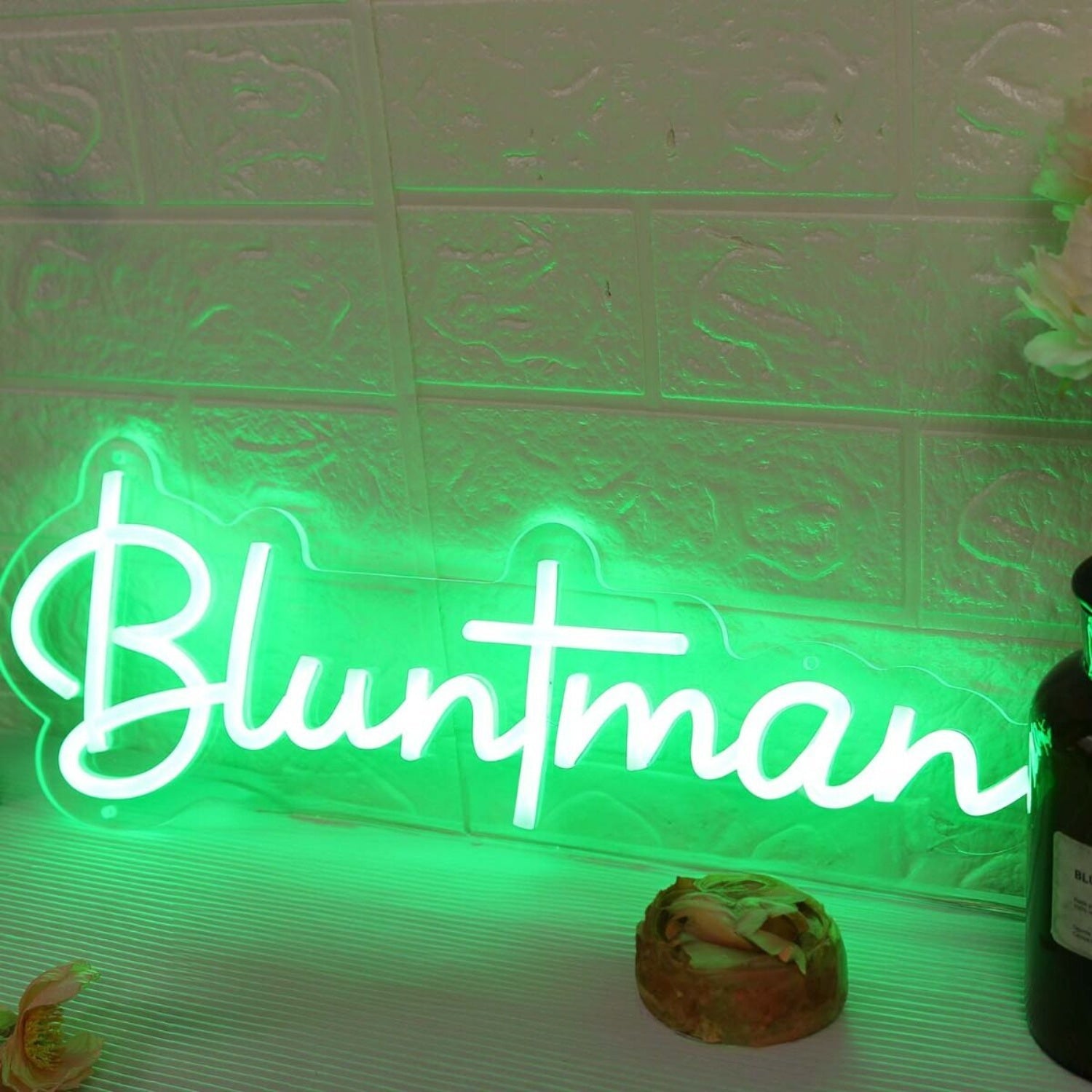 Bluntman Green Led Neon Sign - Shineneon