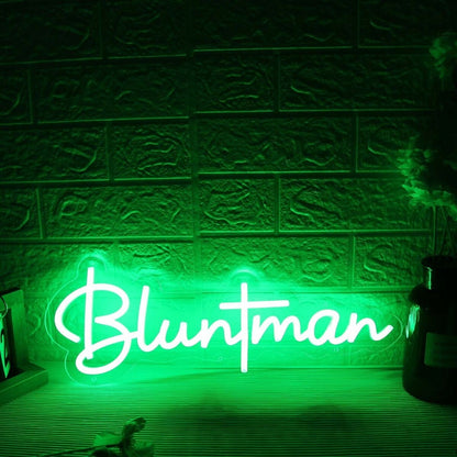 Bluntman Green Led Neon Sign - Shineneon