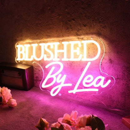 Blushed By Lea Custom Led Neon Sign - Shineneon