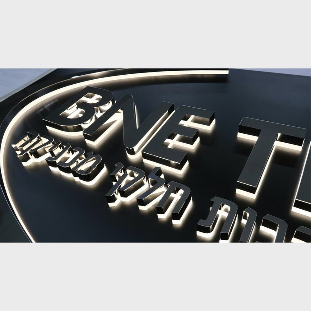Bne Tech 3D Backlit Channel Letters Led Light Sign - Shineneon