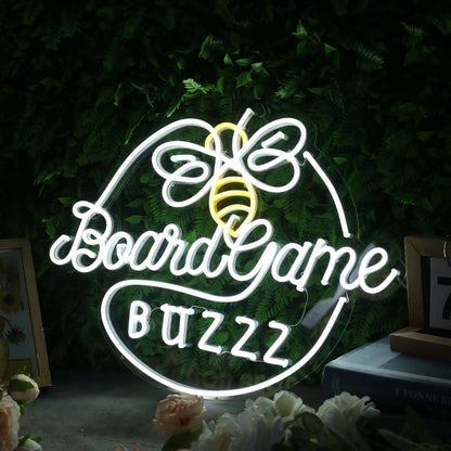 Board Game Buzzz Custom Led Neon Sign - Shineneon