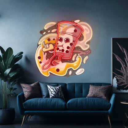 Boba Coffee Surfing Led Neon Sign Light Custom Led Signs - Shineneon