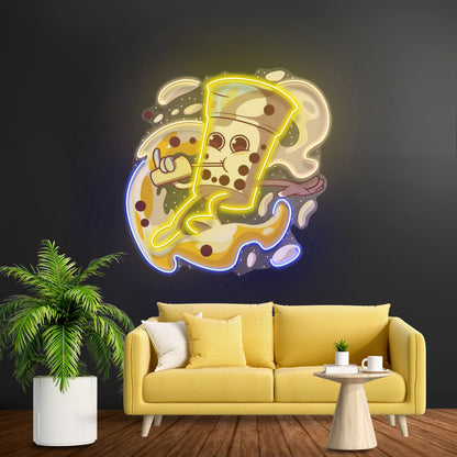 Boba Coffee Surfing Led Neon Sign Light Custom Led Signs - Shineneon