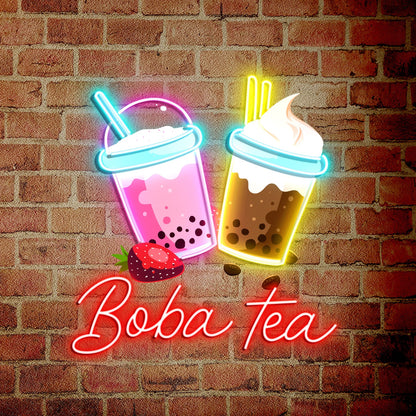 Boba Tea Acrylic Led Neon Sign | Shineneon