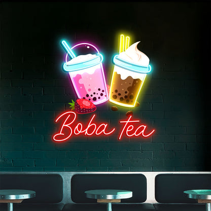 Boba Tea Acrylic Led Neon Sign | Shineneon