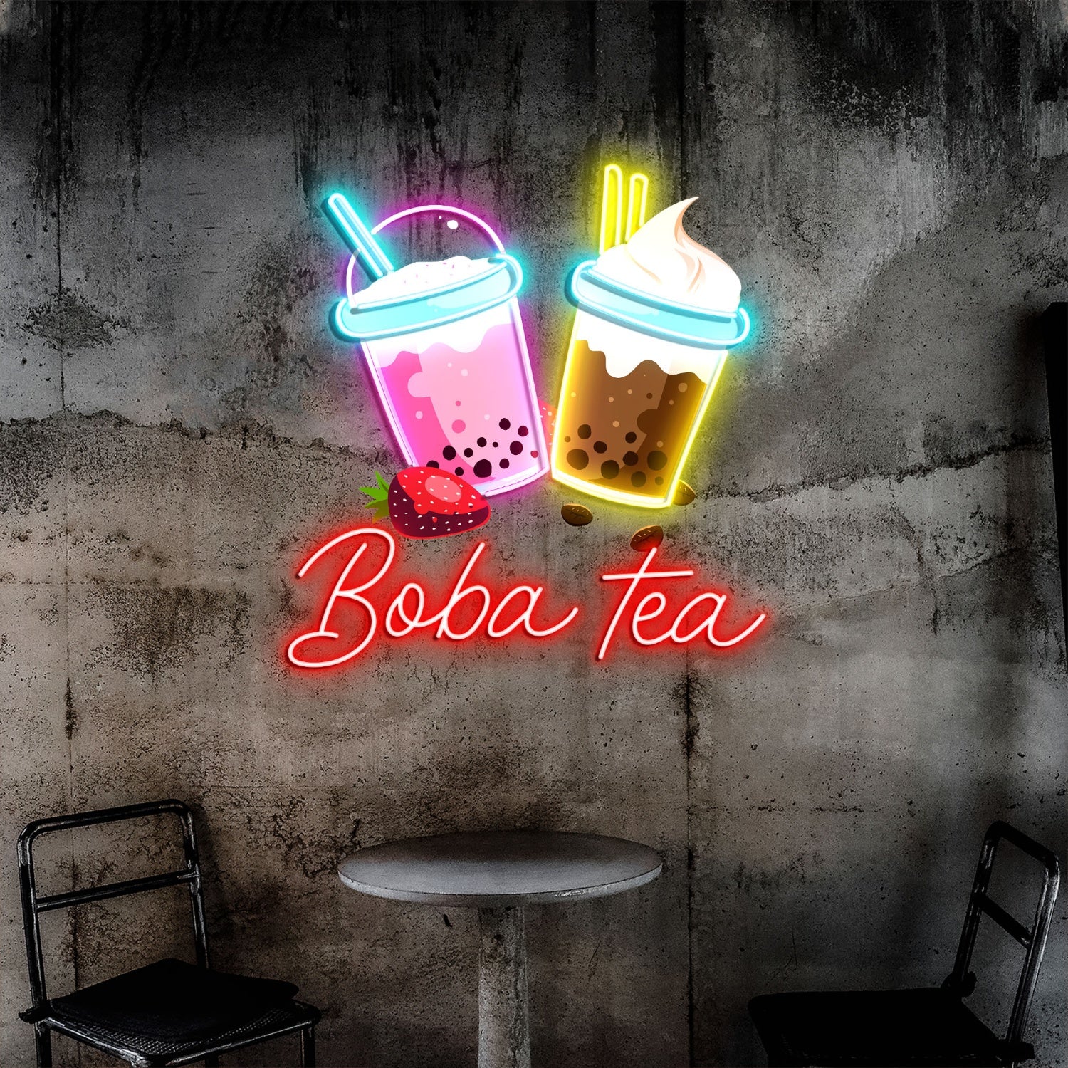 Boba Tea Acrylic Led Neon Sign | Shineneon