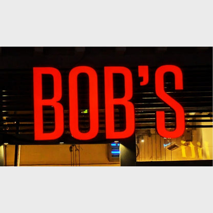 Bobs 3D Frontlit Channel Letters Led Light Sign