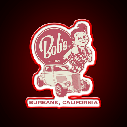 Bobs Big Boy Est 1949 Fast Food Led Neon Sign For Burger Place Rgb Color - Shineneon