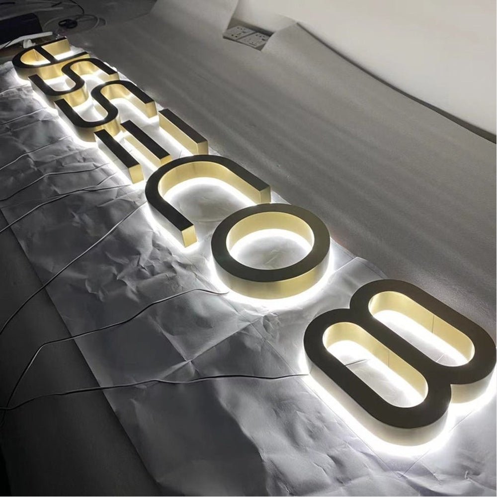 Bociuss 3D Backlit Channel Letters Led Light Sign - Shineneon