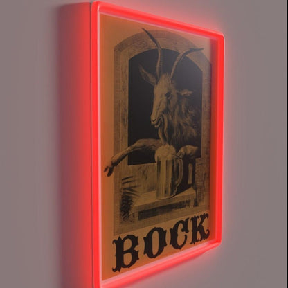 Bock Beer Rgb Led Neon Sign - Shineneon
