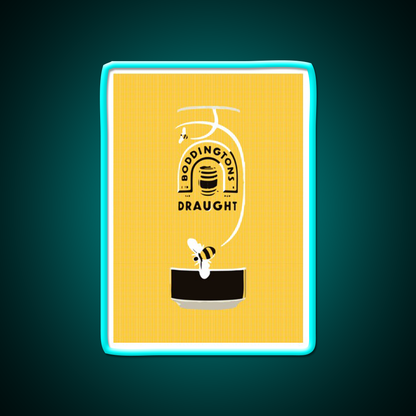Boddingtons Bitter Pop Art Beer Bar Decor Led Neon Sign Rgb Color - Size and dimension reference