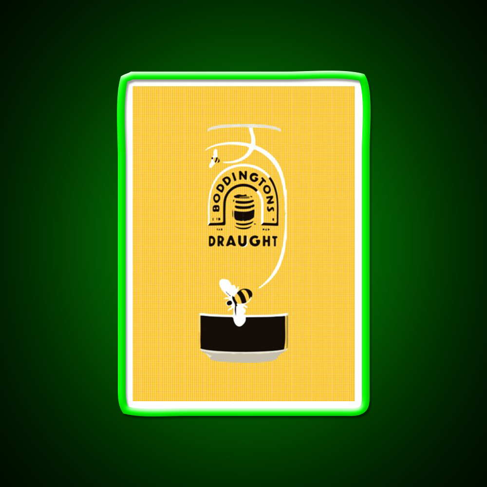 Boddingtons Bitter Pop Art Beer Bar Decor Led Neon Sign Rgb Color - LED neon sign view 8
