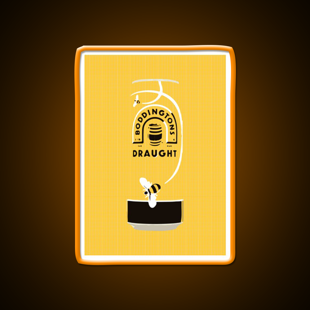 Boddingtons Bitter Pop Art Beer Bar Decor Led Neon Sign Rgb Color - LED neon sign view 6