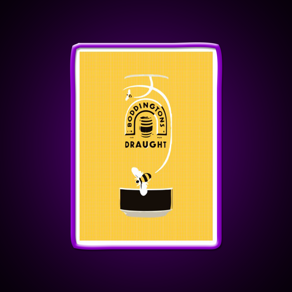 Boddingtons Bitter Pop Art Beer Bar Decor Led Neon Sign Rgb Color - LED neon sign view 9