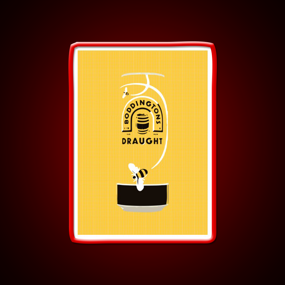 Boddingtons Bitter Pop Art Beer Bar Decor Led Neon Sign Rgb Color - LED neon sign view 10