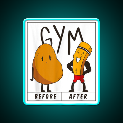 Boddy Building Gym Fitness Led Neon Sign Rgb Color