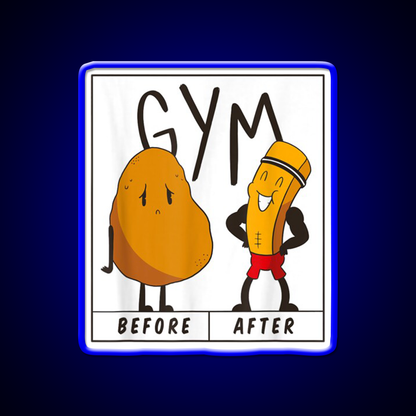 Boddy Building Gym Fitness Led Neon Sign Rgb Color