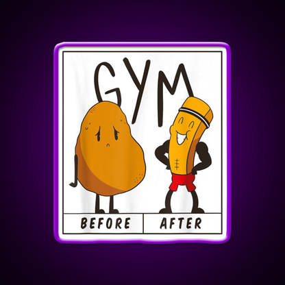 Boddy Building Gym Fitness Led Neon Sign Rgb Color