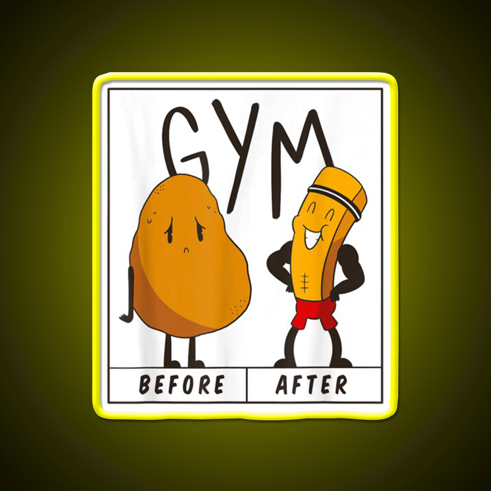 Boddy Building Gym Fitness Led Neon Sign Rgb Color