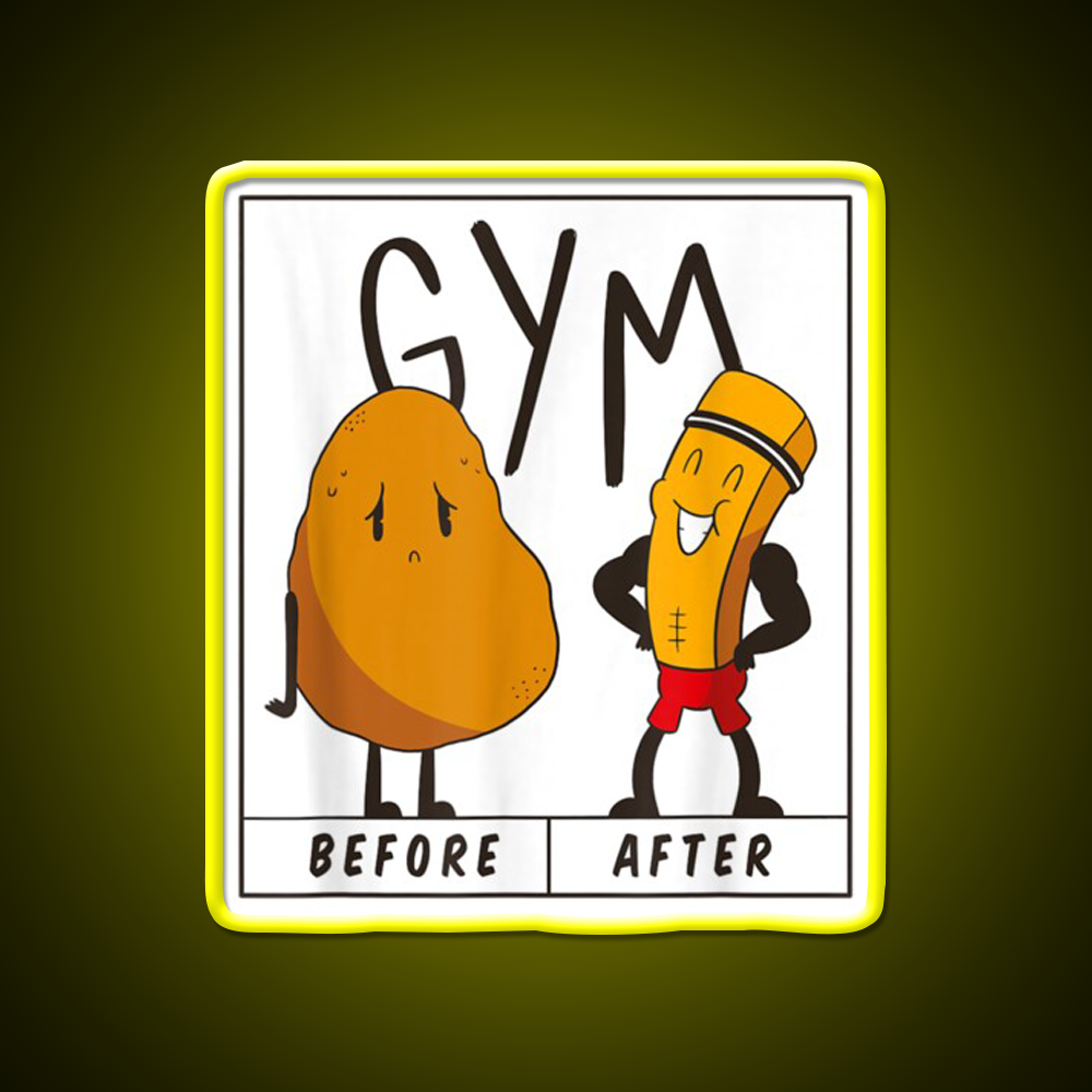 Boddy Building Gym Fitness Led Neon Sign Rgb Color