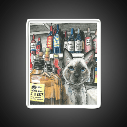 Bodega Cat Whiskey Drink Bar Led Neon Sign Rgb Color - Shineneon
