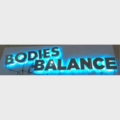 Bodies Balance 3D Backlit Channel Letters Led Light Sign - Shineneon