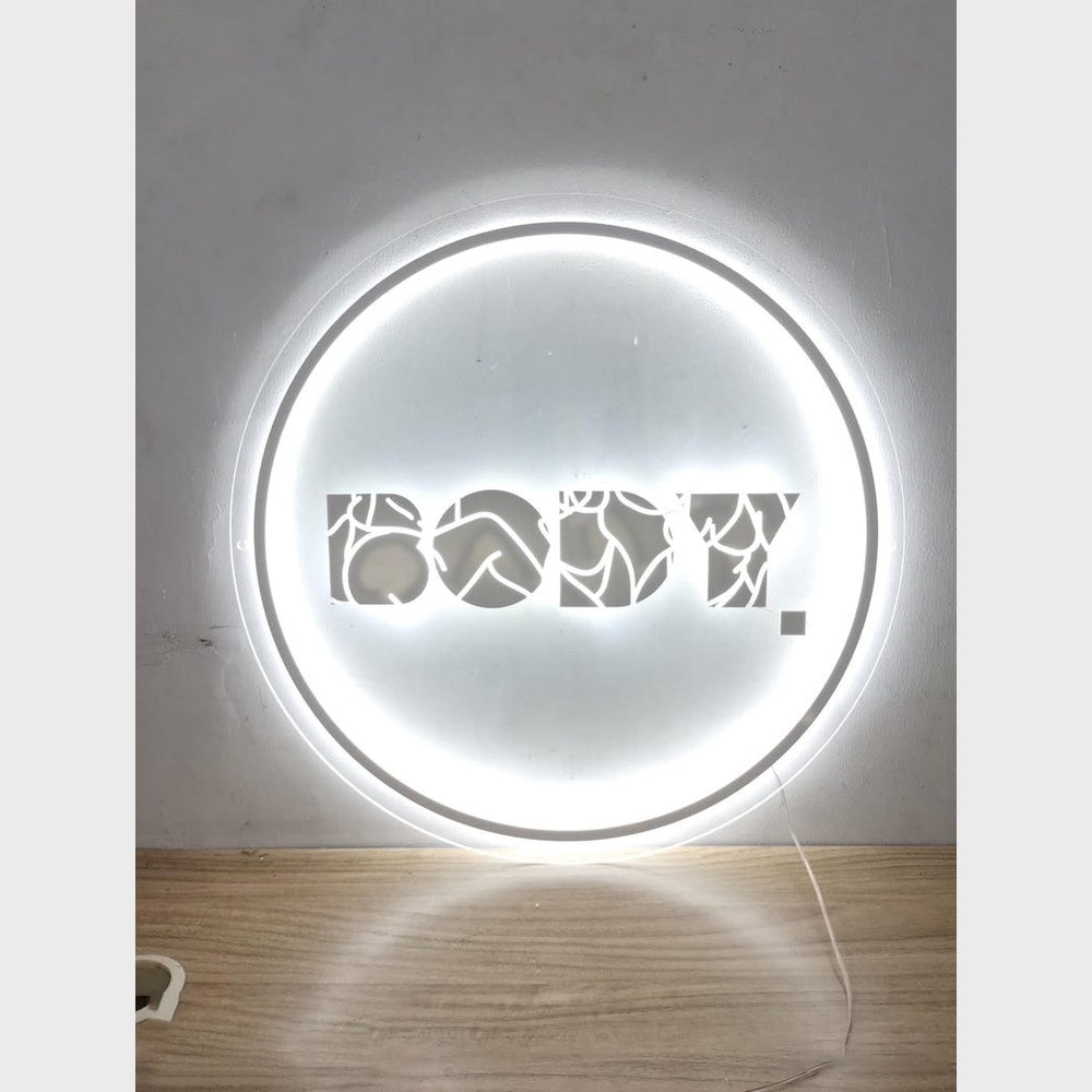Body Acrylic Business Logo Sign - Shineneon