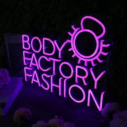 Body Factory Fashion Pink Led Neon Sign - Shineneon