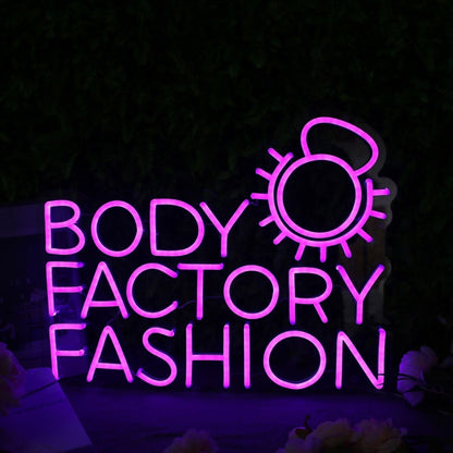 Body Factory Fashion Pink Led Neon Sign - Shineneon