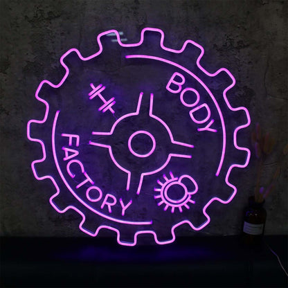 Body Factory Purplr Neon Sign | Shineneon