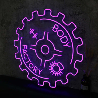 Body Factory Purplr Neon Sign | Shineneon
