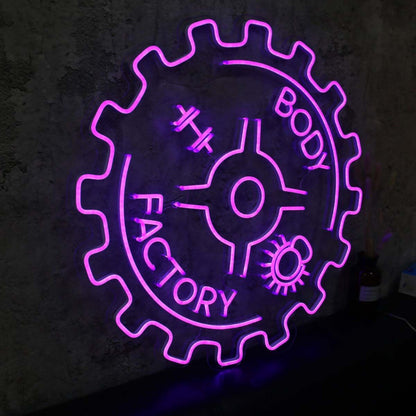 Body Factory Purplr Neon Sign | Shineneon