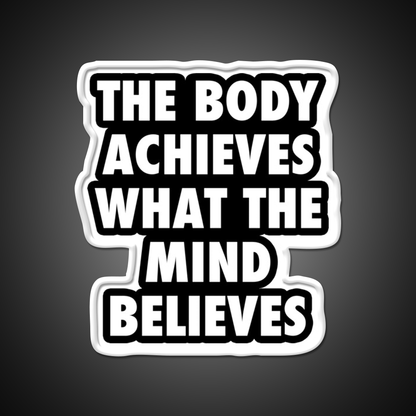 Body Gym Motivational Gym Fitness Led Neon Sign Rgb Color