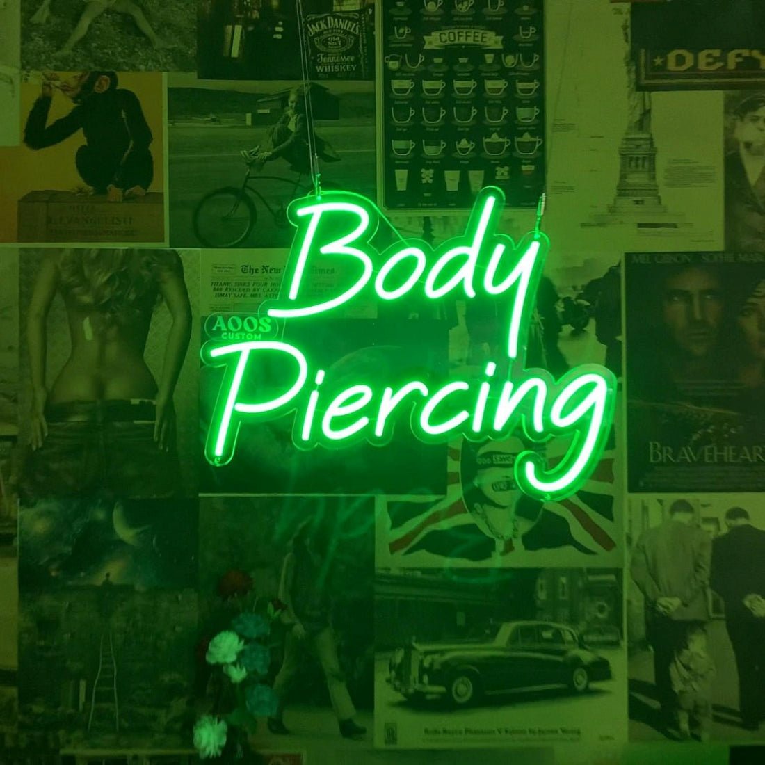 Body Piercing Led Sign Business Neon Sign - Shineneon