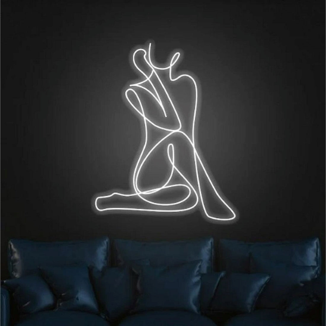 Body Silhouette Led Sign Business Neon Sign