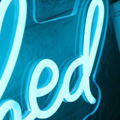 Body Snatched By Rose Blue Led Neon Sign - Shineneon