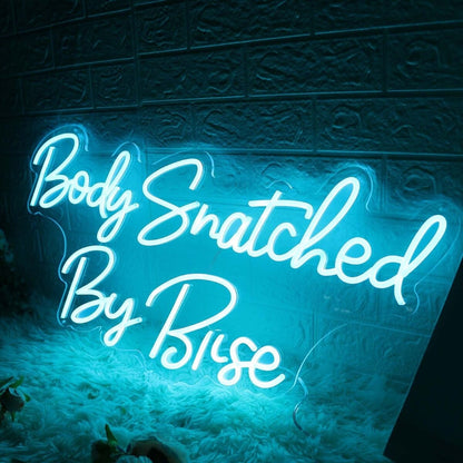 Body Snatched By Rose Blue Led Neon Sign - Shineneon