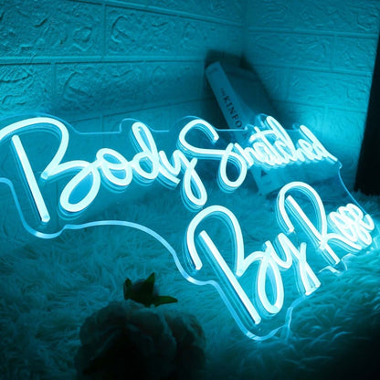 Body Snatched By Rose Blue Led Neon Sign - Shineneon