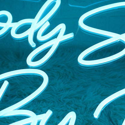 Body Snatched By Rose Blue Led Neon Sign - Shineneon