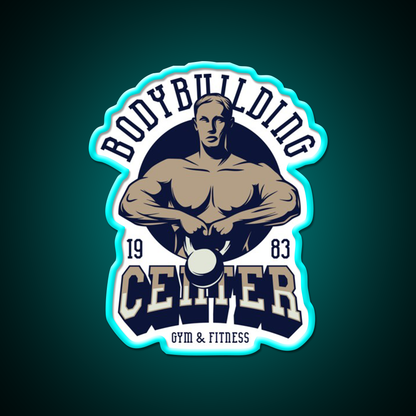 Bodybuilding Center Gym And Fitness Gym Fitness Led Neon Sign Rgb Color