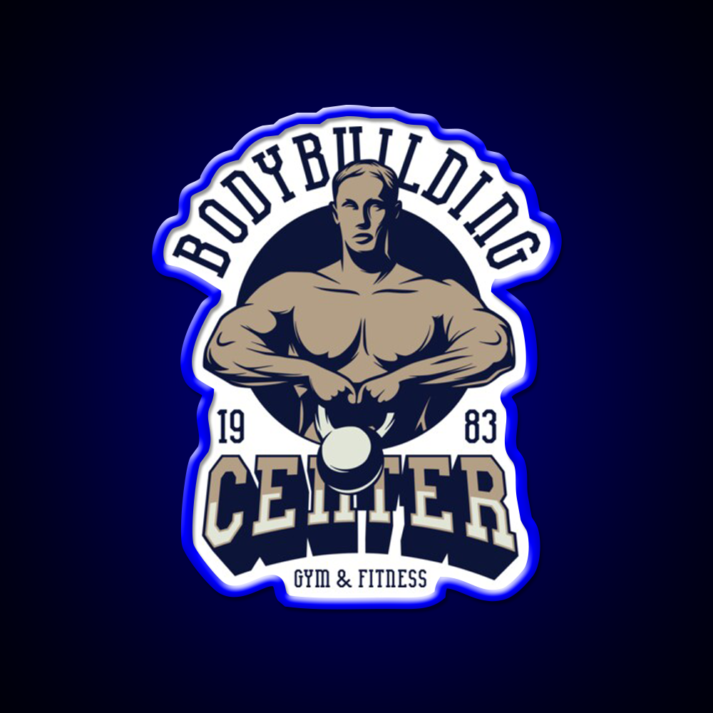 Bodybuilding Center Gym And Fitness Gym Fitness Led Neon Sign Rgb Color