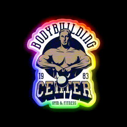 Bodybuilding Center Gym And Fitness Gym Fitness Led Neon Sign Rgb Color
