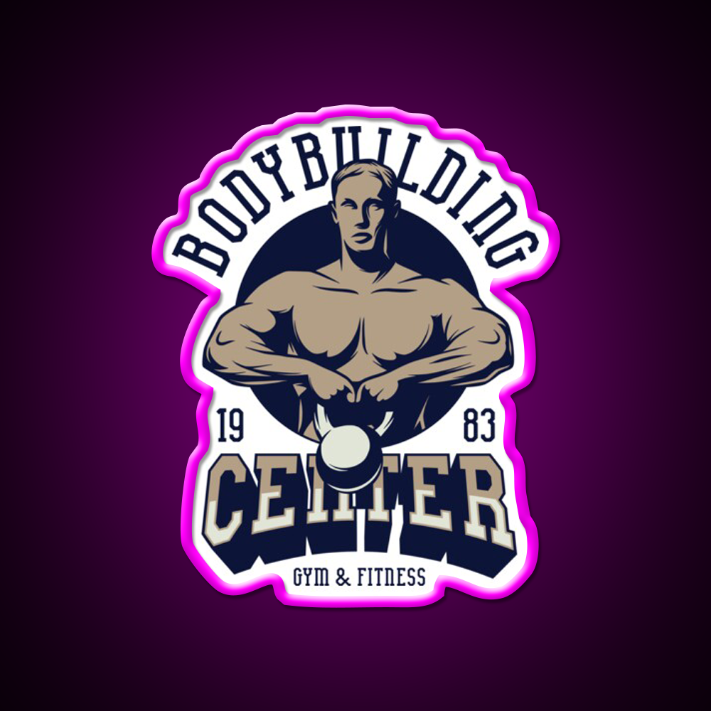 Bodybuilding Center Gym And Fitness Gym Fitness Led Neon Sign Rgb Color