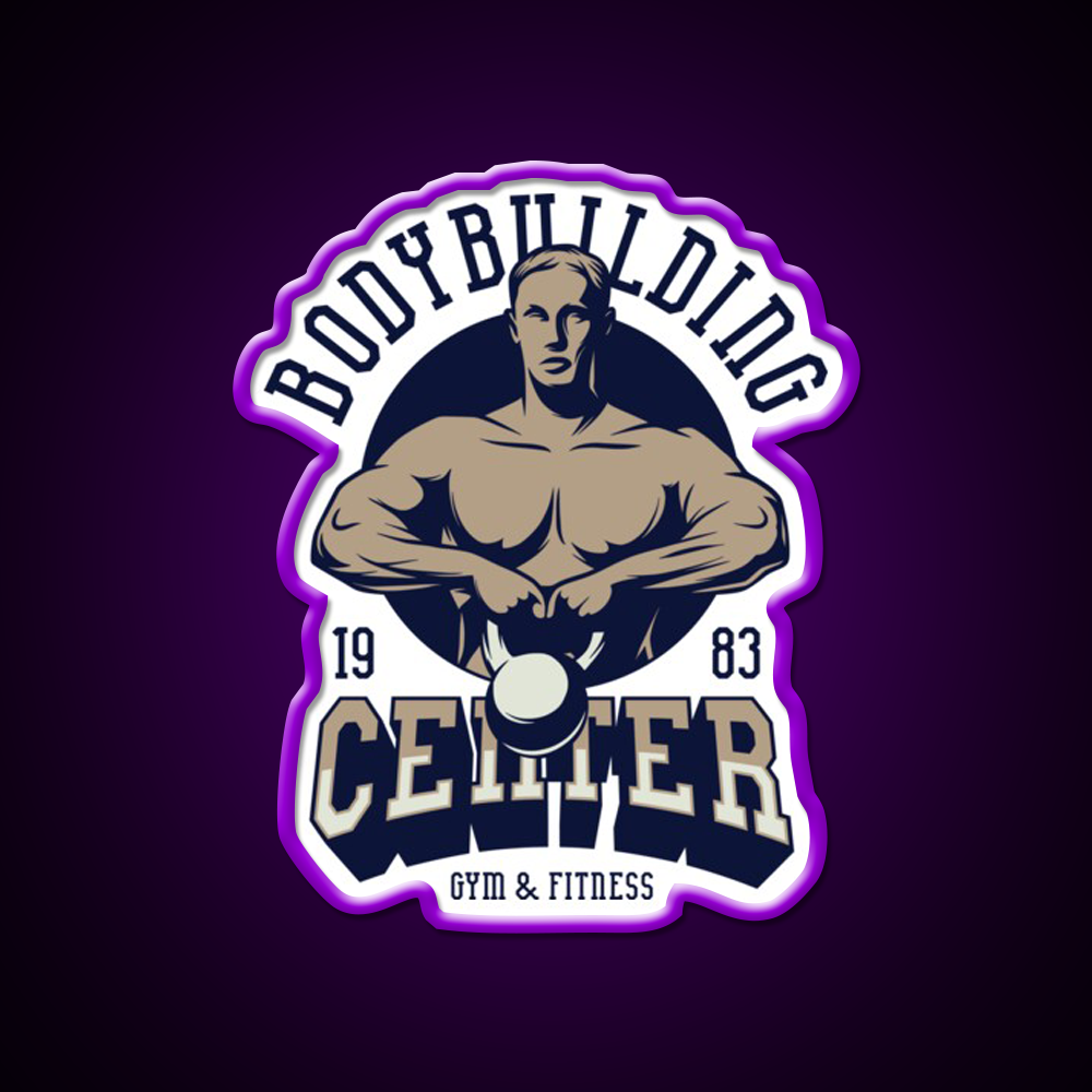 Bodybuilding Center Gym And Fitness Gym Fitness Led Neon Sign Rgb Color