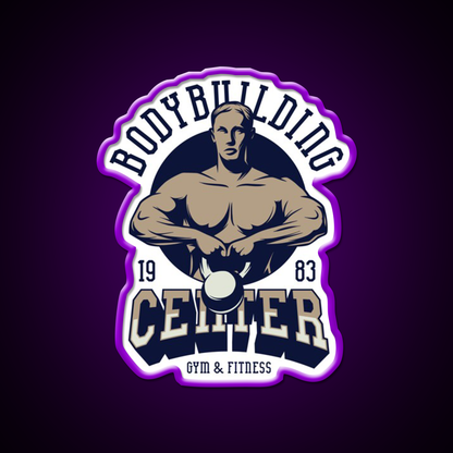 Bodybuilding Center Gym And Fitness Gym Fitness Led Neon Sign Rgb Color