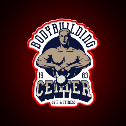 Bodybuilding Center Gym And Fitness Gym Fitness Led Neon Sign Rgb Color