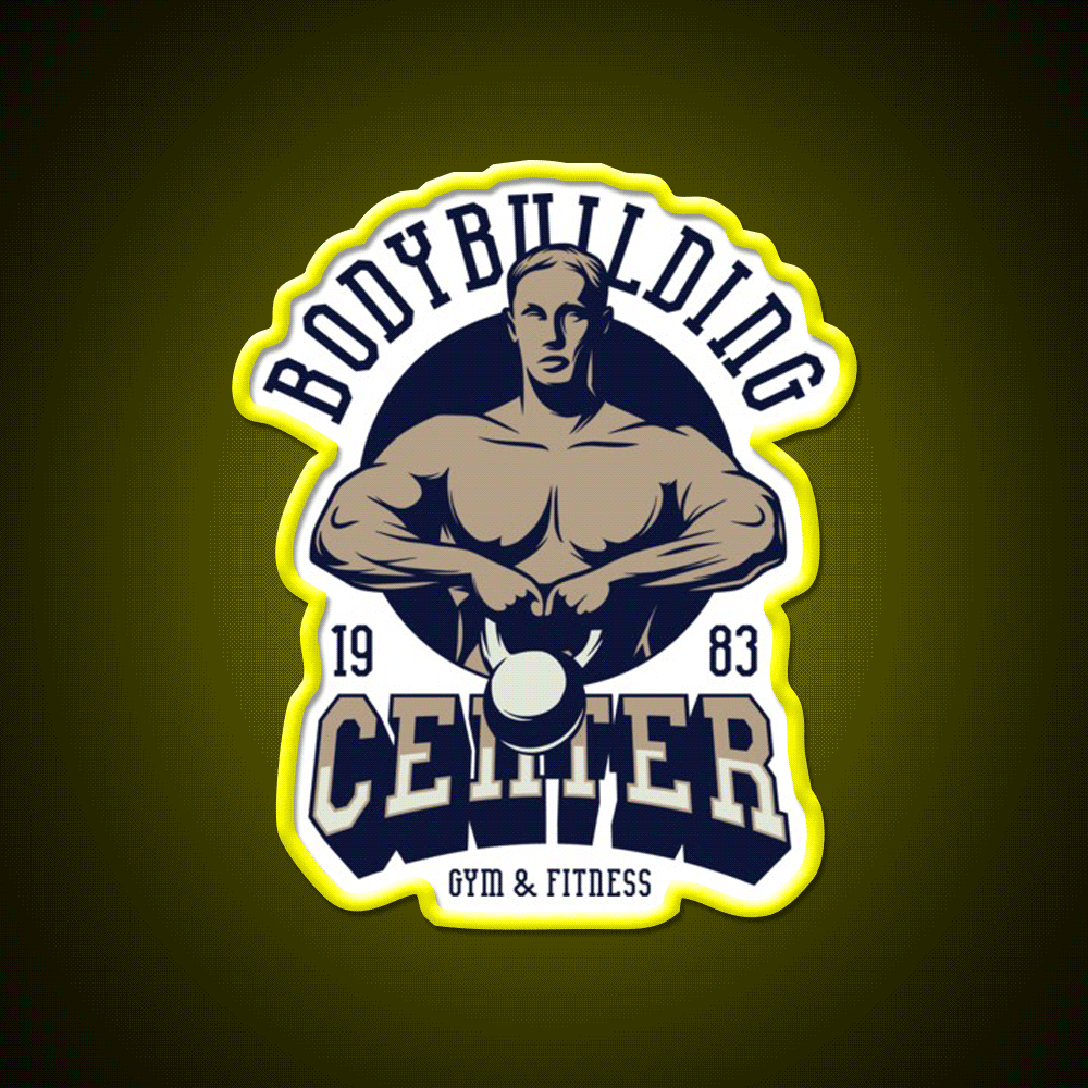 Bodybuilding Center Gym And Fitness Gym Fitness Led Neon Sign Rgb Color