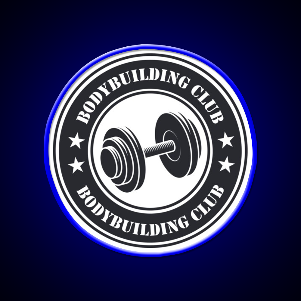 Bodybuilding Club Gym Fitness Led Neon Sign Rgb Color