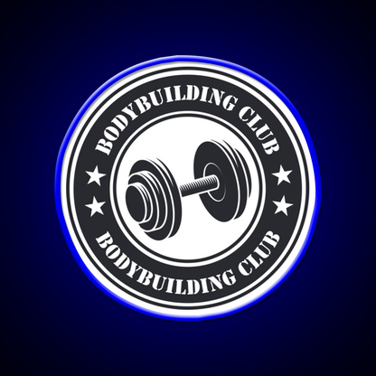 Bodybuilding Club Gym Fitness Led Neon Sign Rgb Color